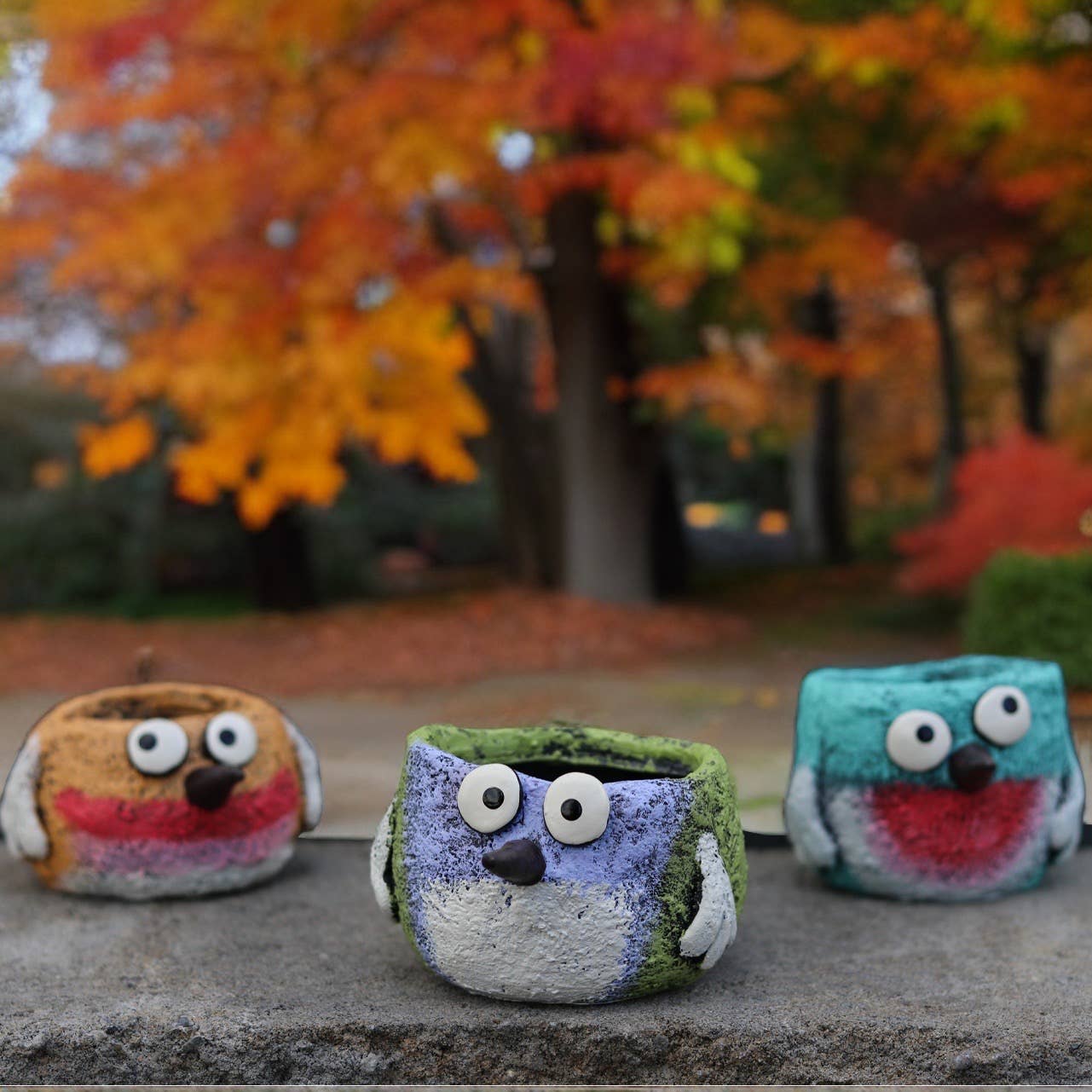 Beautiful Bird Blobhouse Planter (Assorted Colors)