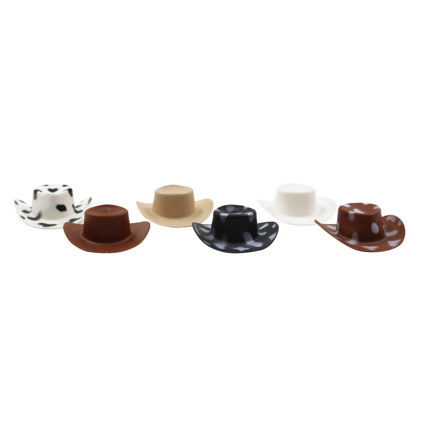 Mini Cowboy Hats - 6 Pack
