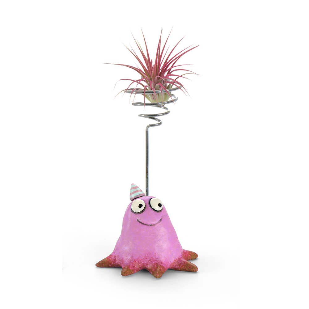 Whoopee Party Blob, Pink, w/ Air Plants Holder