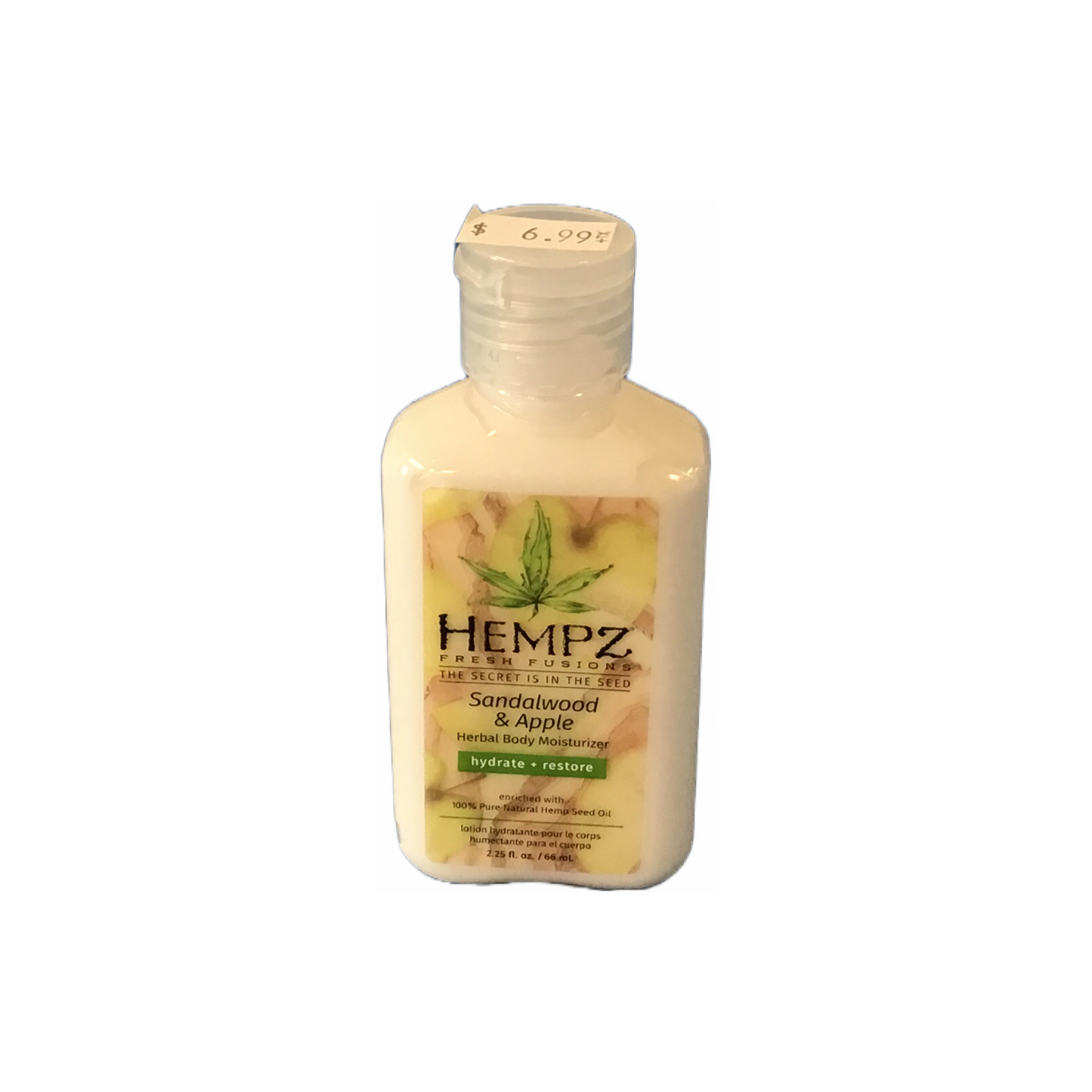 Herbal Body Moisturizer - Sandalwood & Apple - 2.25 oz