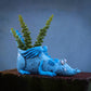 Lucky Blue Dragon Blobhouse Planter