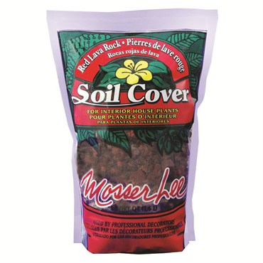 Mosser Lee® Soil Cover Red Lava Rock - 1.5qt (Dry) - Red