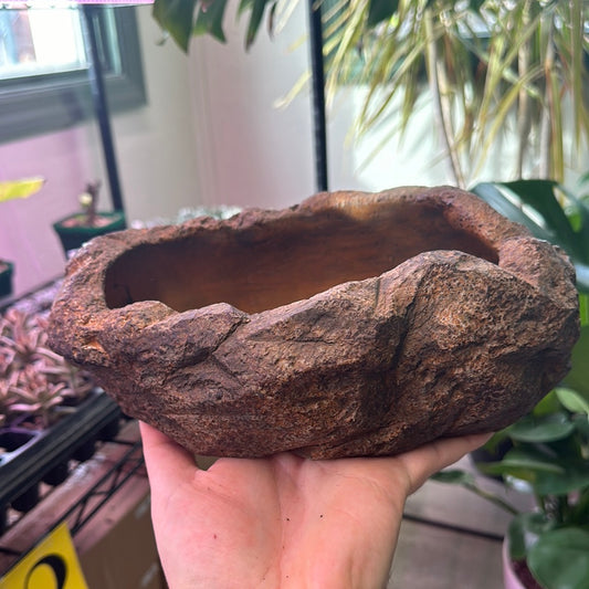 10" Stone Pot Brown (#8199)