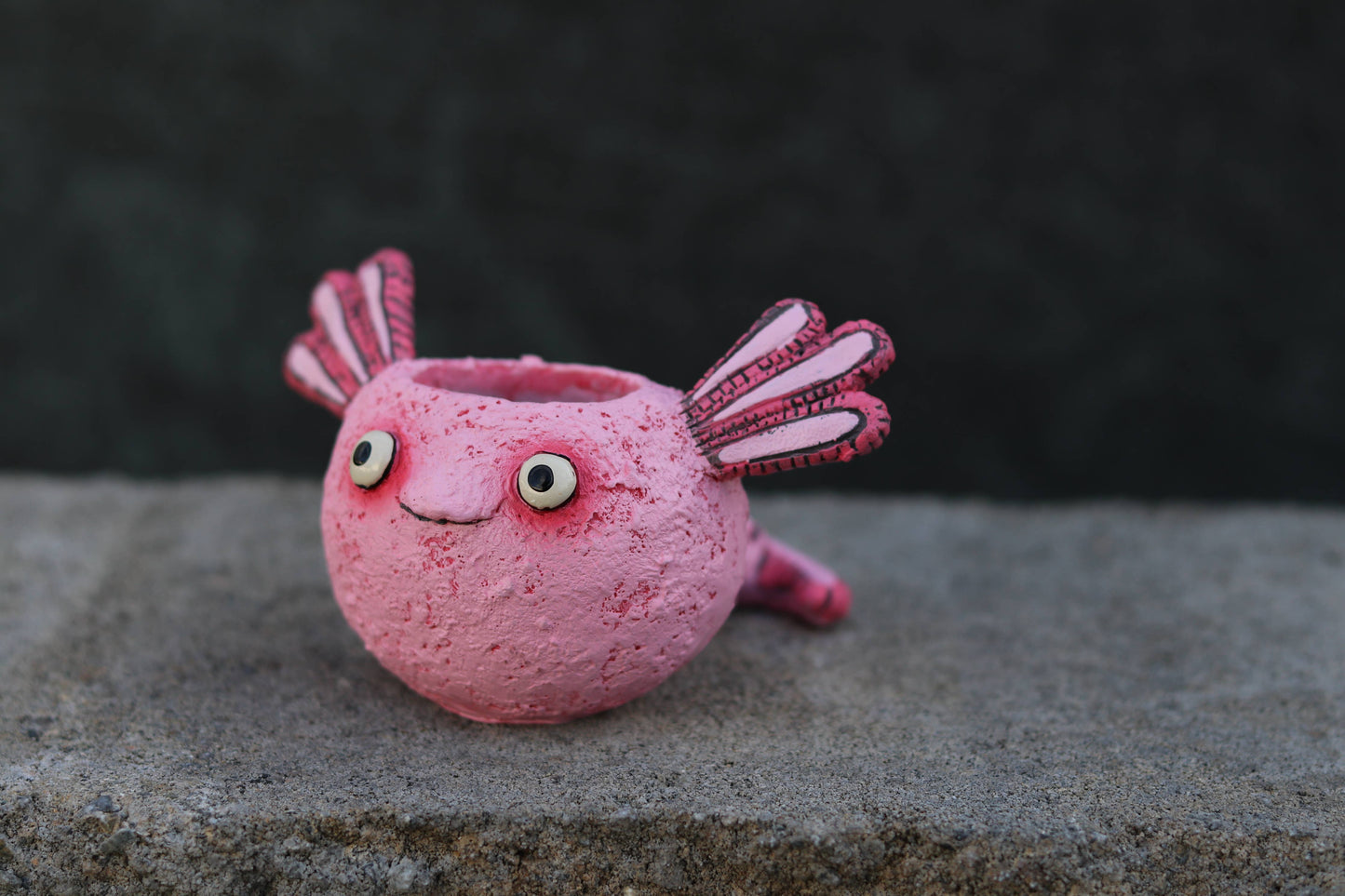 Alexander the Axolotl Blobhouse Planter