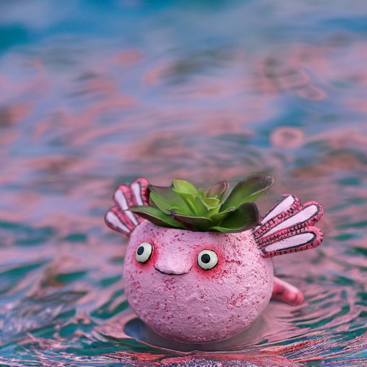 Alexander the Axolotl Blobhouse Planter