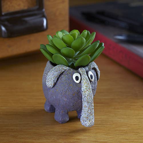 Baby Elephant, Dinky, Mini Blobhouse Planter