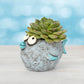 Bubbles Fish Blobhouse Planter