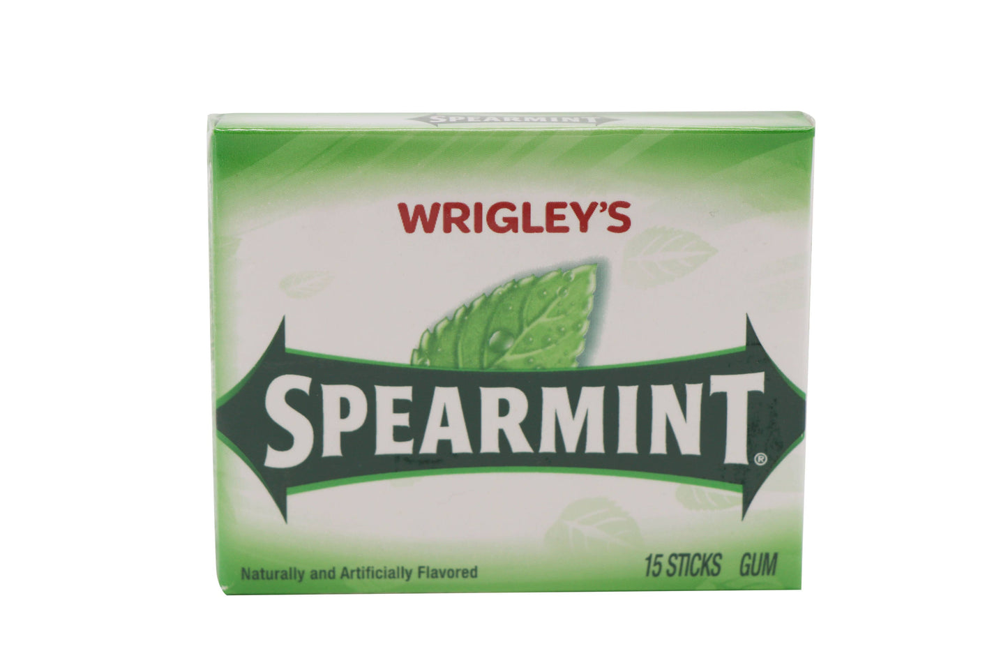 Wrigley's Spearmint Wallet Chewing Gum Pack, 10ct