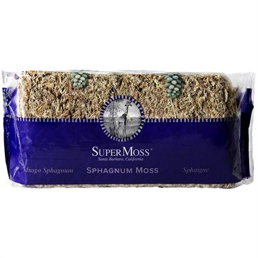 SuperMoss® Sphagnum Moss Bale - 0.35lb