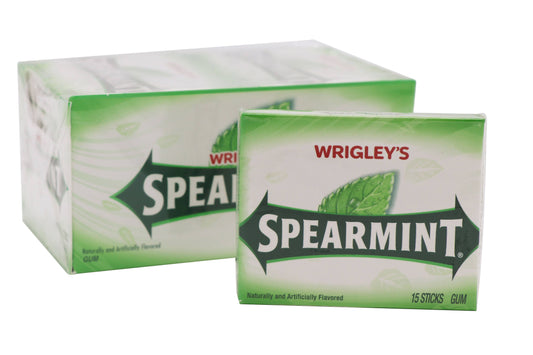 Wrigley's Spearmint Wallet Chewing Gum Pack, 10ct