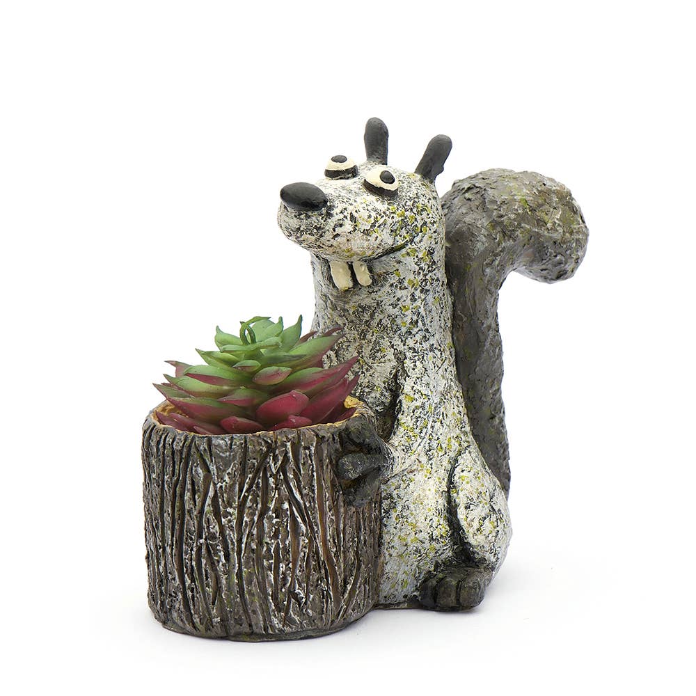 Baby Squirrel, 'Lumpy' Mini Blobhouse Planter