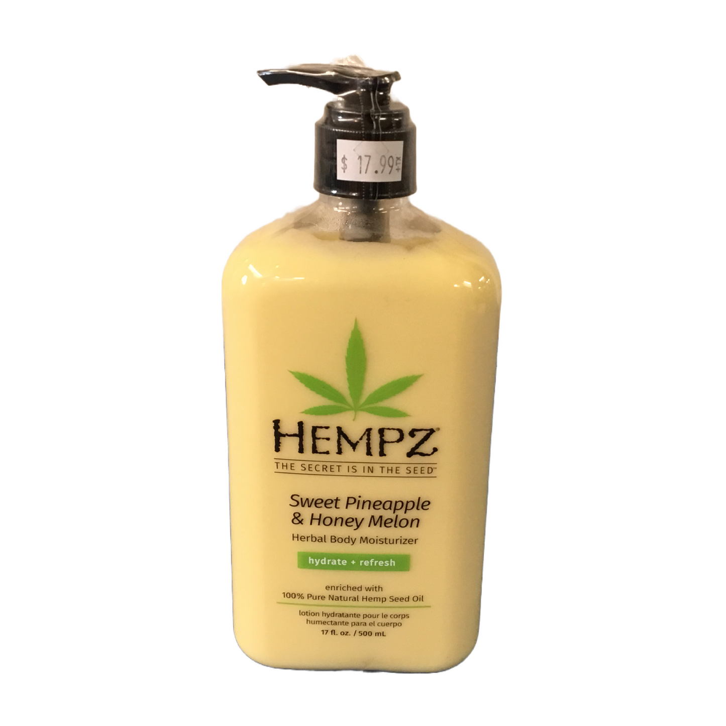 Herbal Body Moisturizer - Sweet Pineapple & Honey Melon - 17 oz