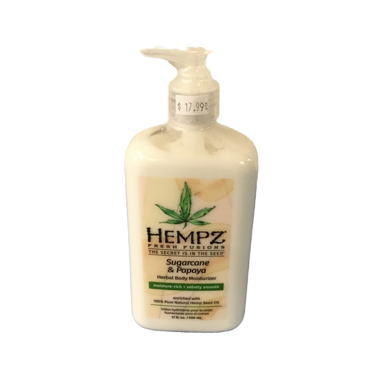 Herbal Body Moisturizer - Sugarcane & Papaya - 17 oz