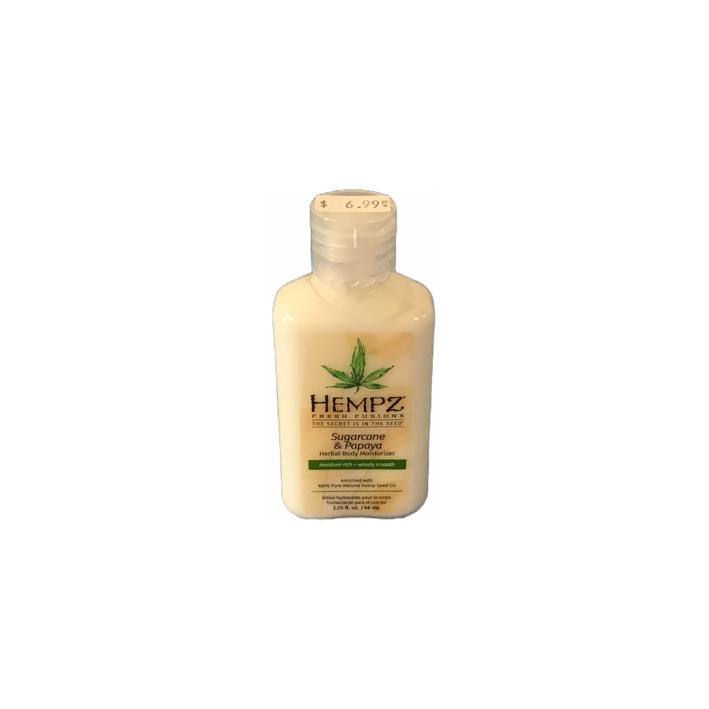 Herbal Body Moisturizer - Sugarcane & Papaya - 2.25 oz