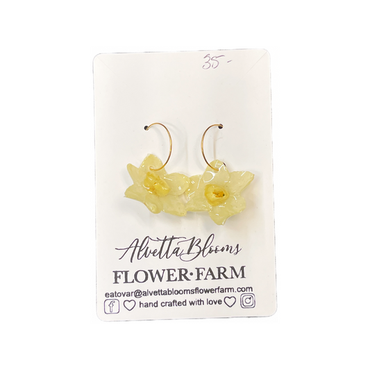 Daffodil Earrings by Alvetta Blooms (ID# 10460576)