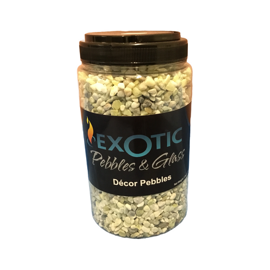 Exotic Pebbles & Glass - Jade Bean Pebbles