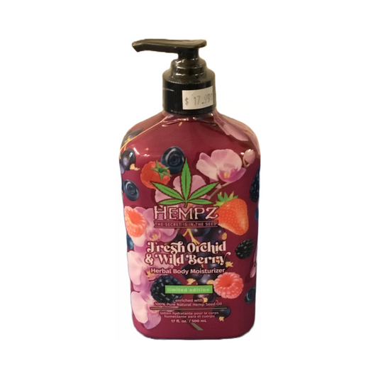 Herbal Body Moisturizer - Fresh Orchid & Wild Berry - 17 oz