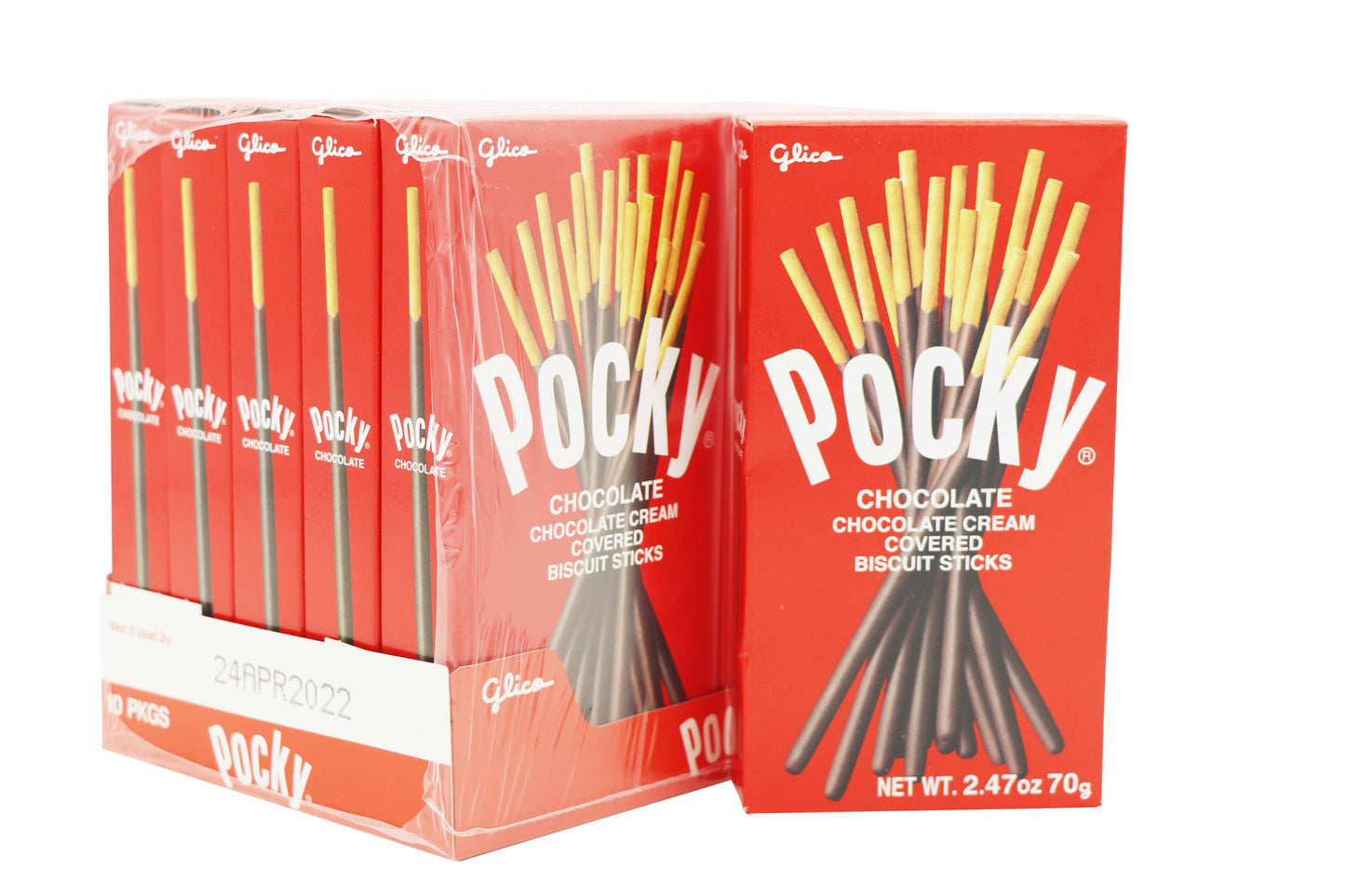 Pocky Original, 70g, 10ct